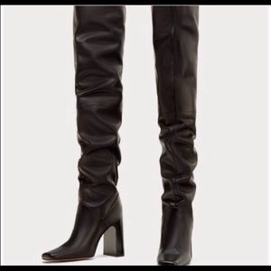 Zara over the knee boots